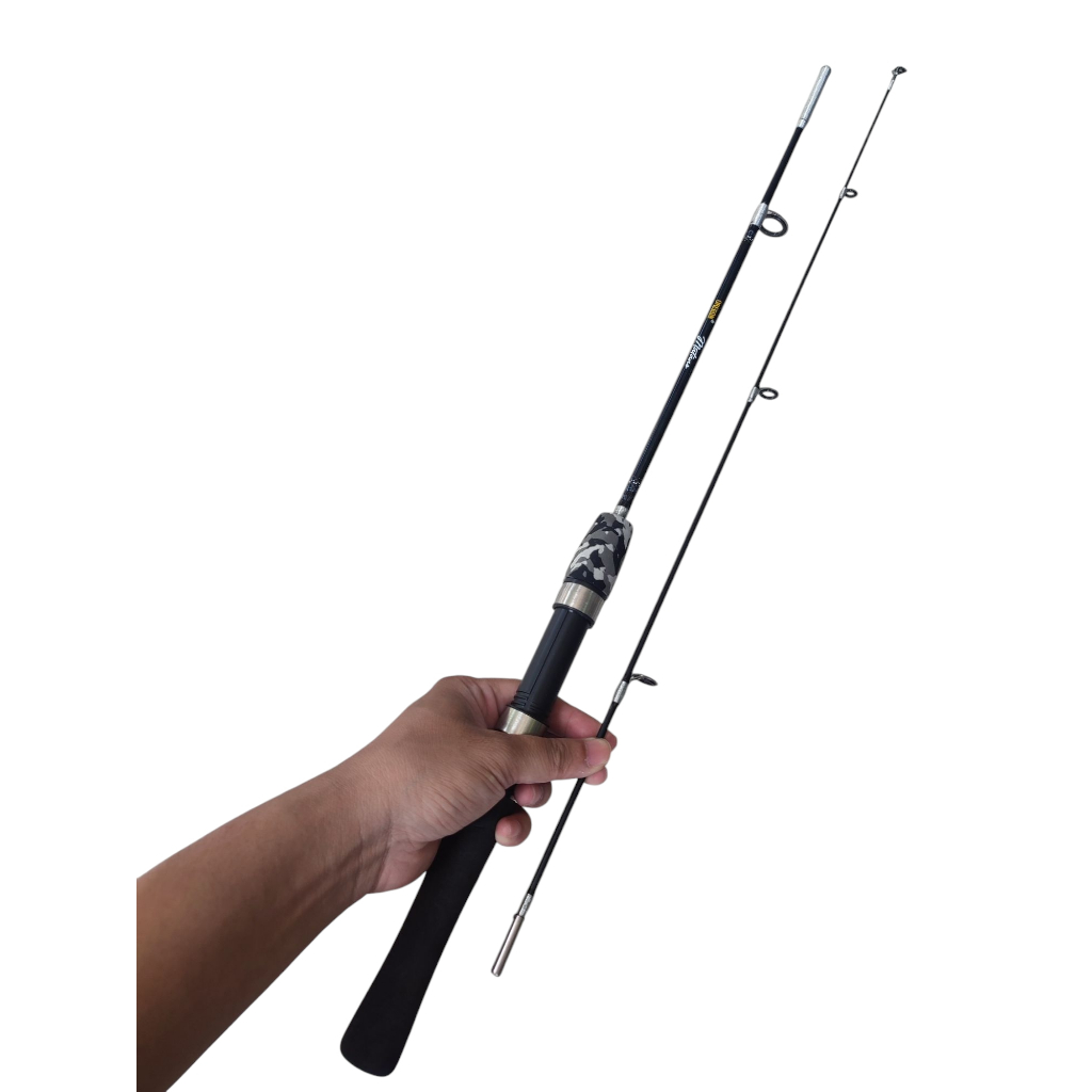 Joran Pancing oregon Matano Sambung 2 bahan fiber action lentur