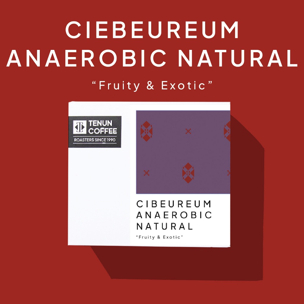 

TENUN COFFEE ROASTERS Arabica, Cibeureum Anaerobic Natural "Fruity & Exotic" Anaerobic Natural Process, Filter Coffee/Biji Kopi - 200g