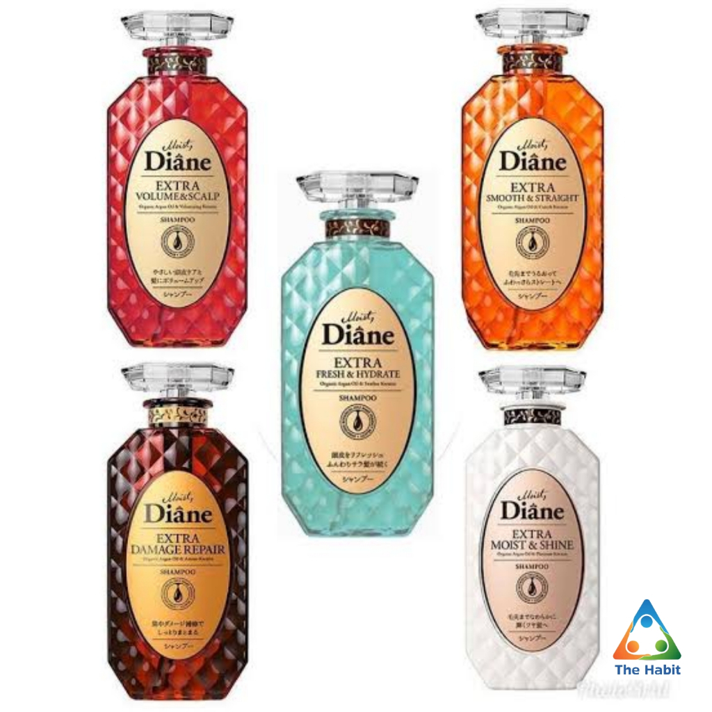 (The Habit) MOIST, DIANE SHAMPOO & TREATMENT 450ml / Diane Shampoo