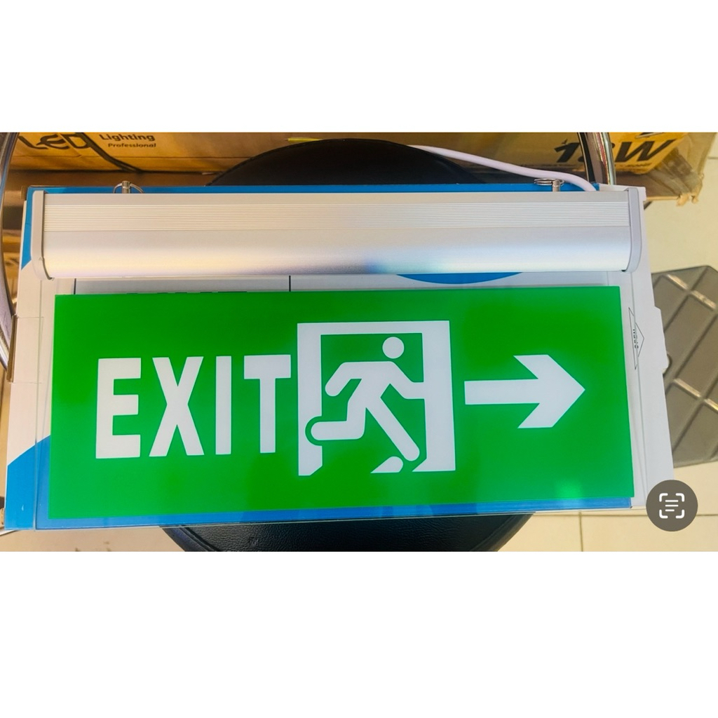 LAMPU EMERGENCY EXIT ACRILIC / LAMPU DARURAT EXIT LED