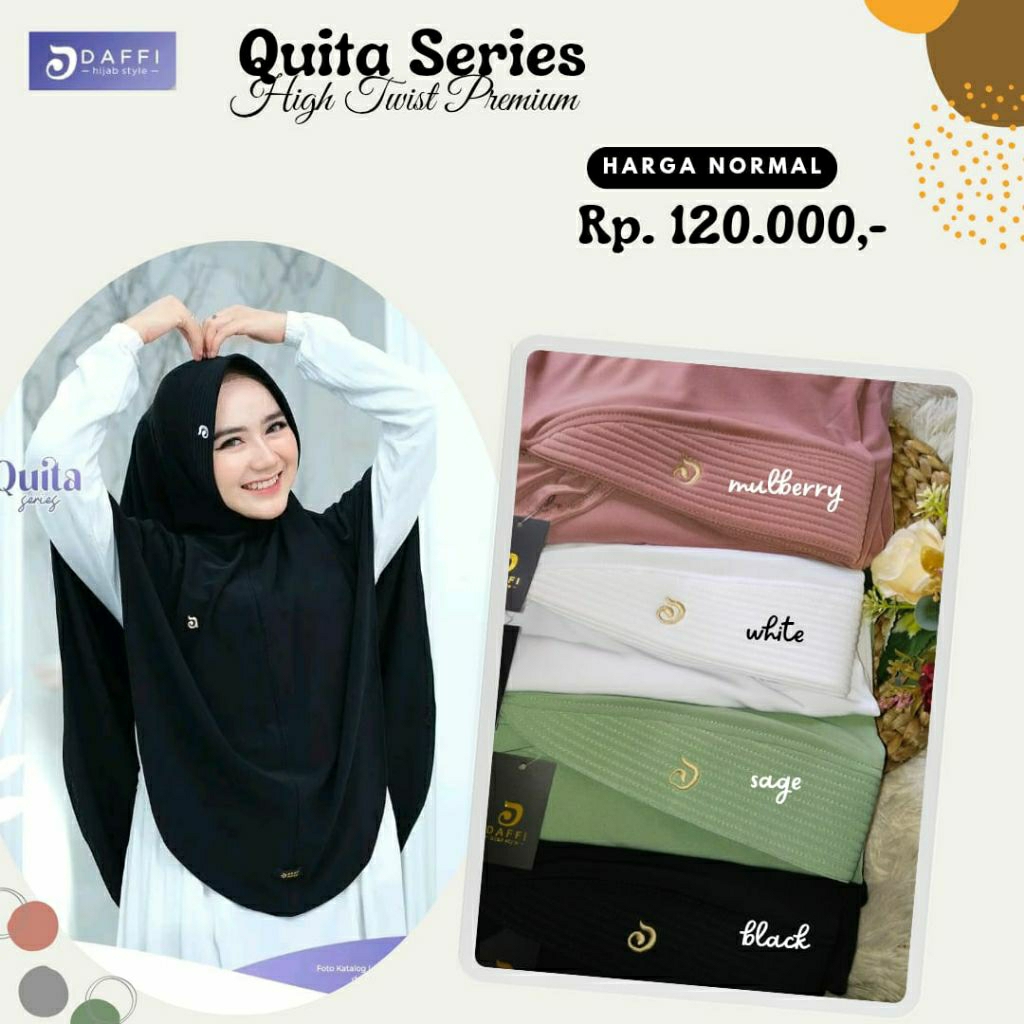 Ready Hijab Instan Quita Series Daffi
