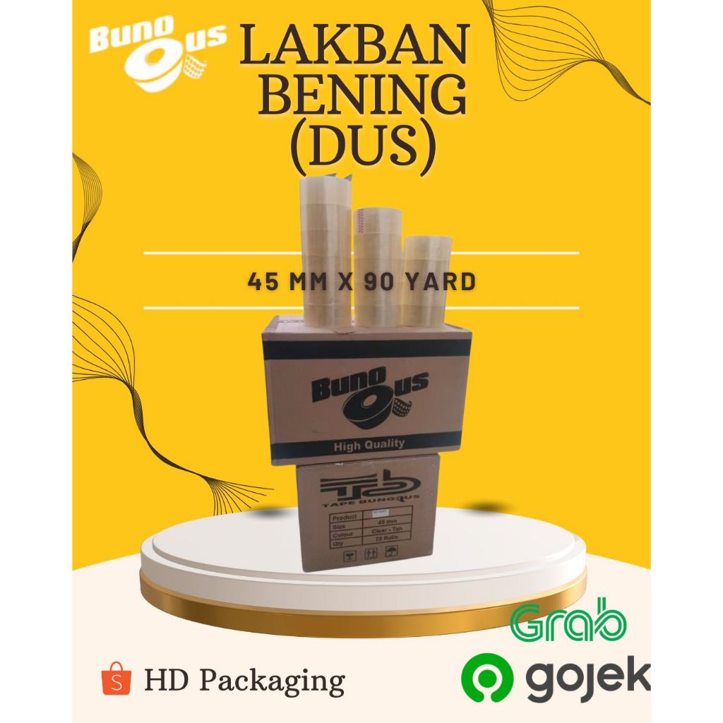 

LAKBAN BENING UKURAN 45 MM X 90 YARD