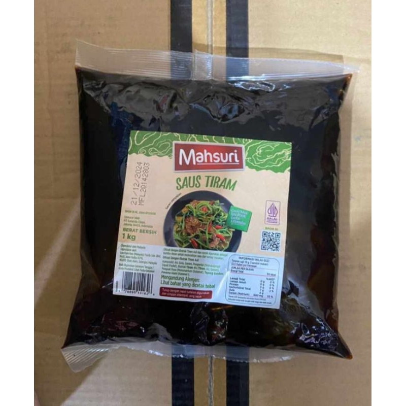 

[oddsolshop] pekanbaru/Mahsuri Saus Tiram 1KG Oyster Sauce Bumbu Masak Instan Halal Food Seasoning