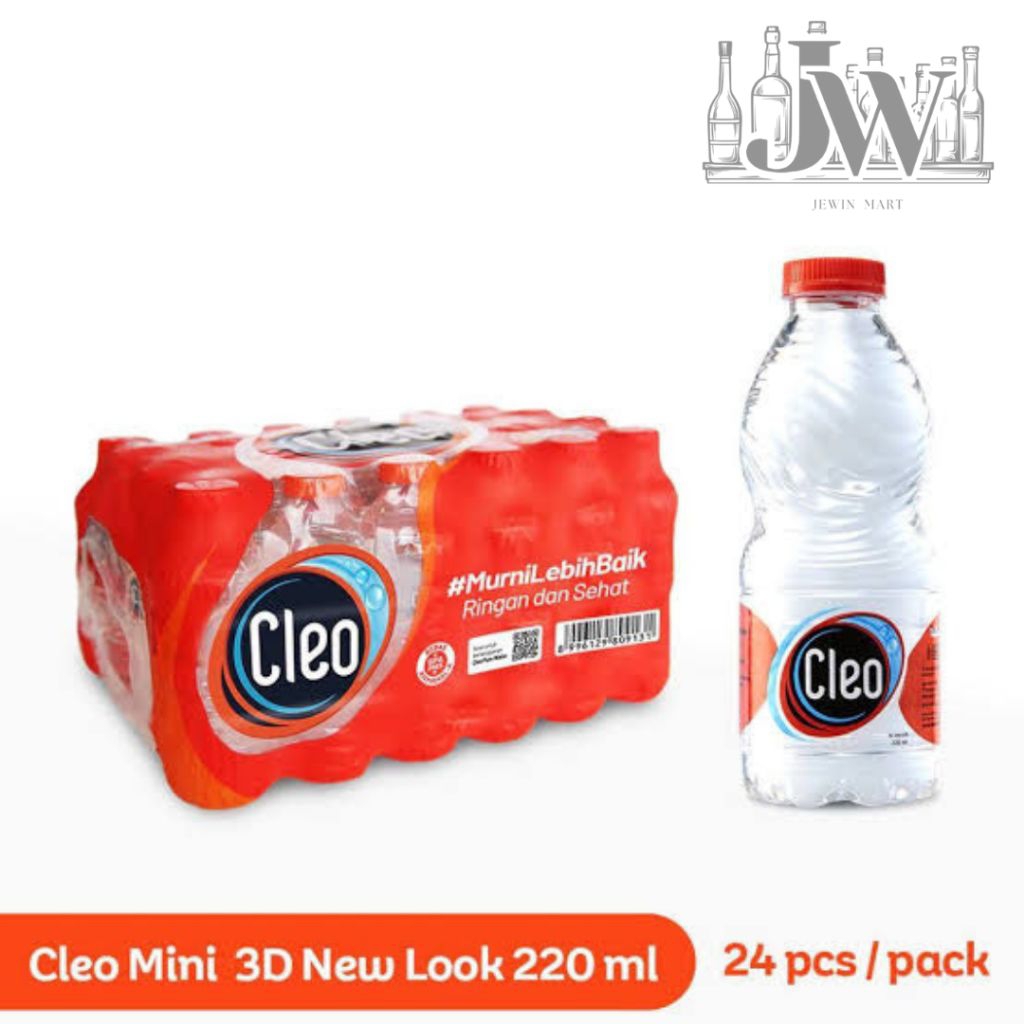 

Cleo Botol Mini 220ml isi 24 bh Air Mineral Murah