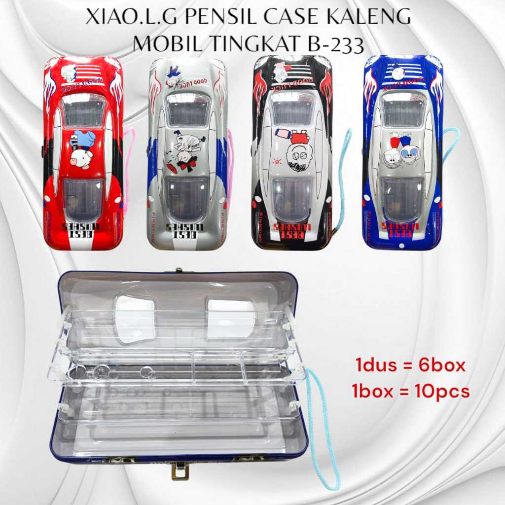 

PENSIL CASE KALENG MOBIL TINGKAT B-233