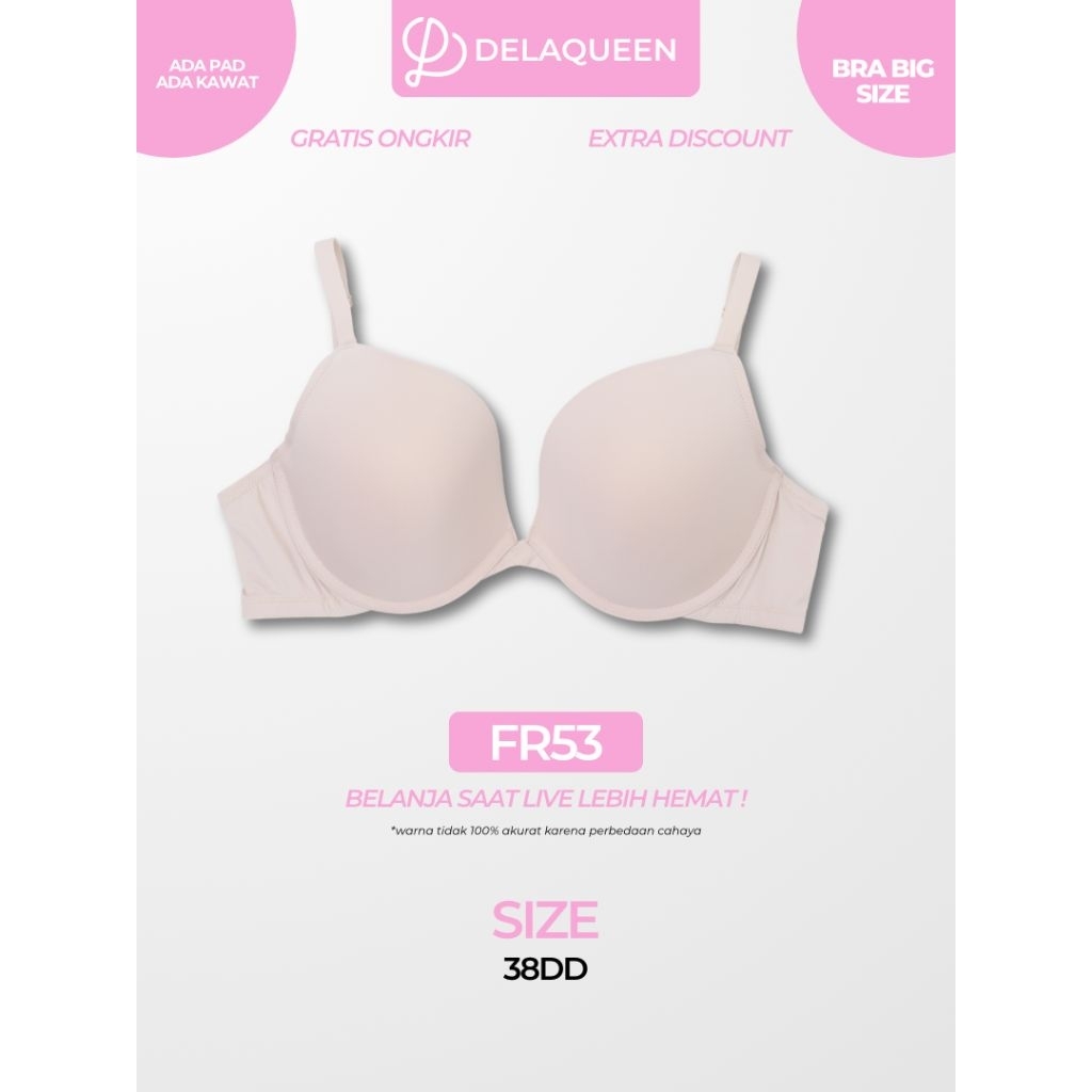 Delaqueen | Bra Big Size Bra Jumbo Bh Big Size 38DD FR53