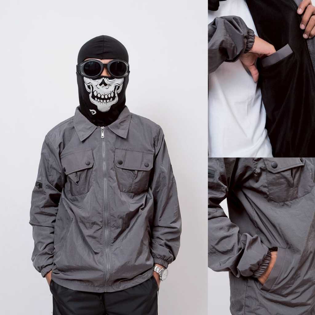 Overshirt Jacket - Kemeja Parasut Pria Casual Jaket Vintage Nagoya Premium