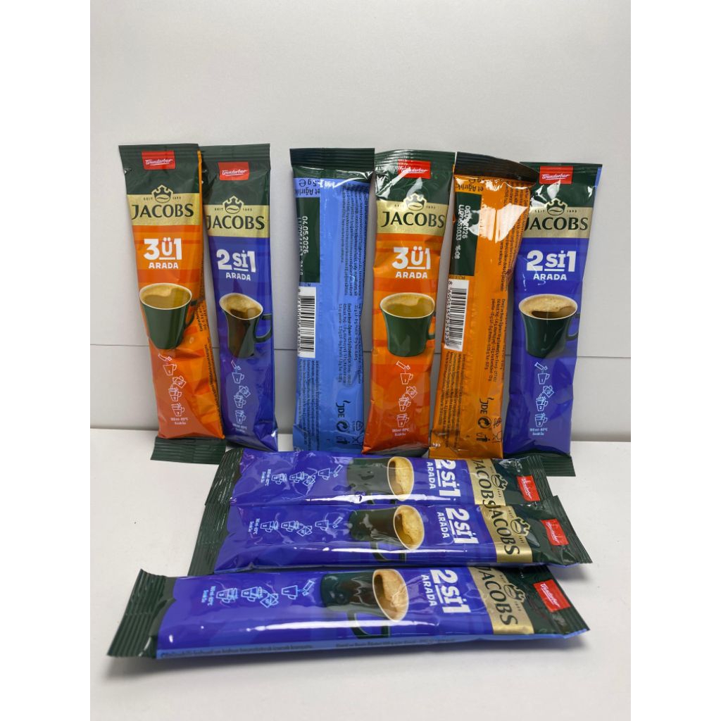 

JACOBS COFFE, KOPI PREMIUM JACOBS 3IN1 2IN2 ORIGINAL 100%