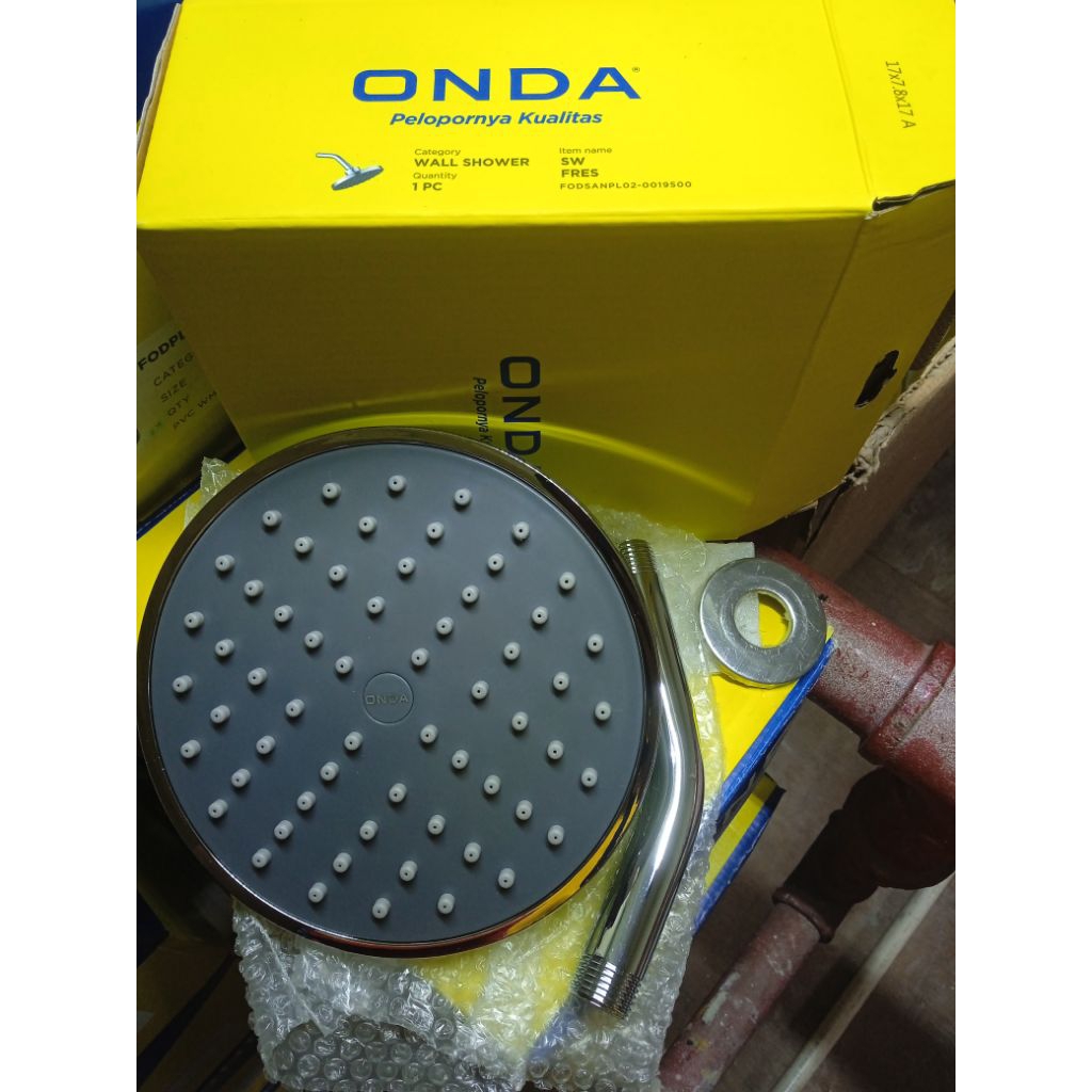 Wall shower/ Kepala shower dinding tipe SW FRES ONDA