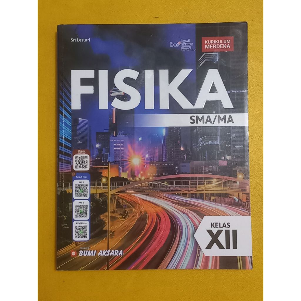Buku Fisika SMA/MA Kelas 12 Kurikulum Merdeka