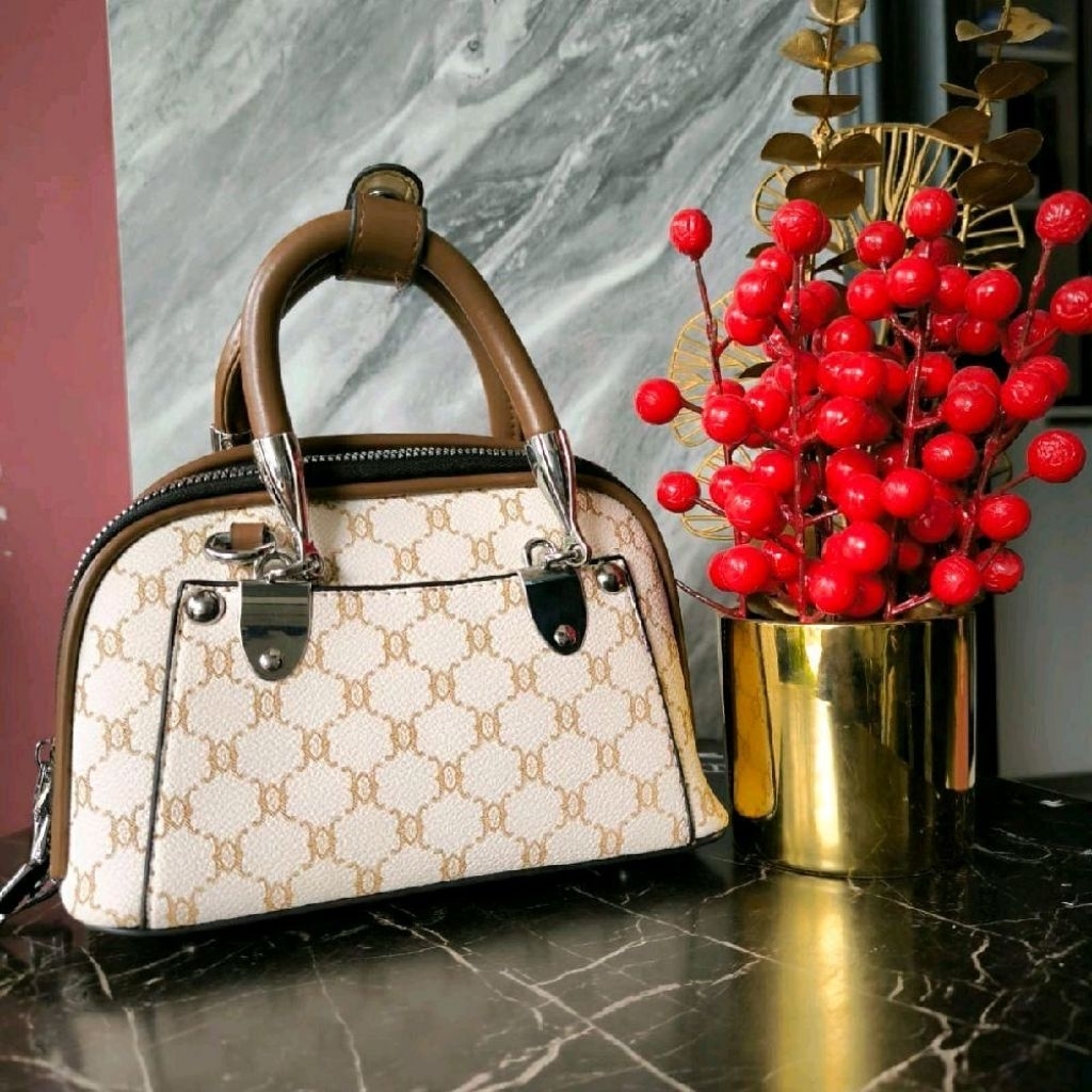 Tas Fashion Wanita Motif/Tas Selempang Alma Mini