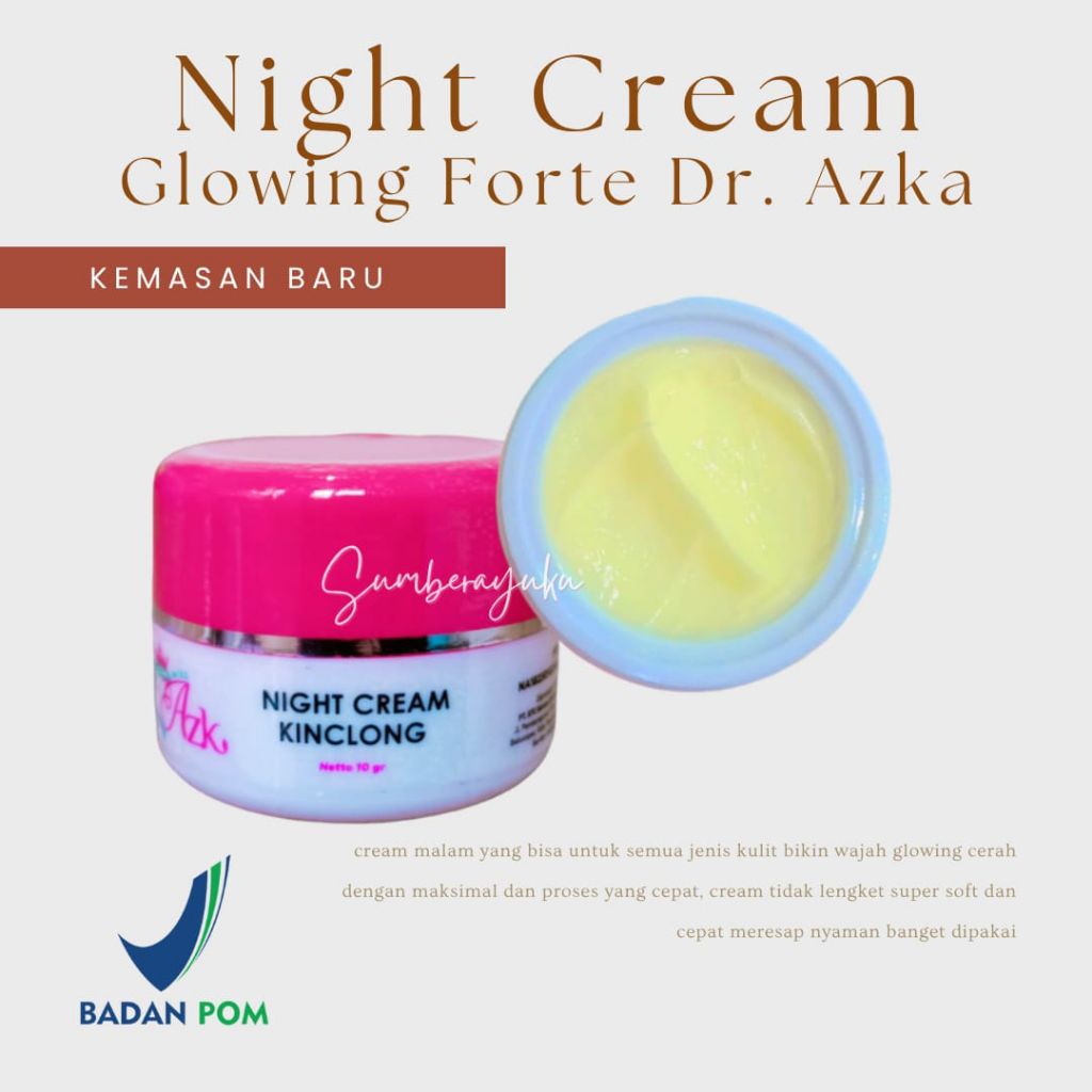 CREAM MALAM GLOWING FORTE DR. AZKA SKINCARE