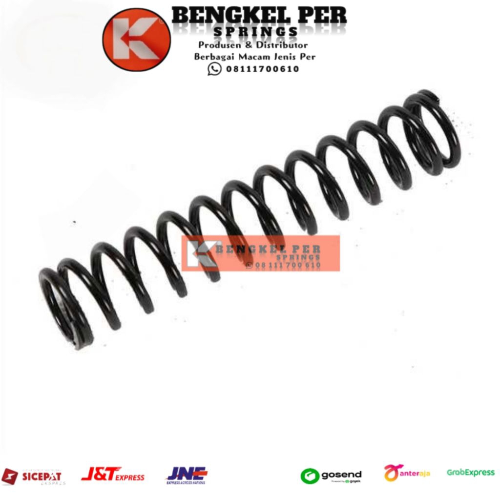 Per Tekan Baja Kawat 3 mm Od 30 mm Panjang 70 mm baja