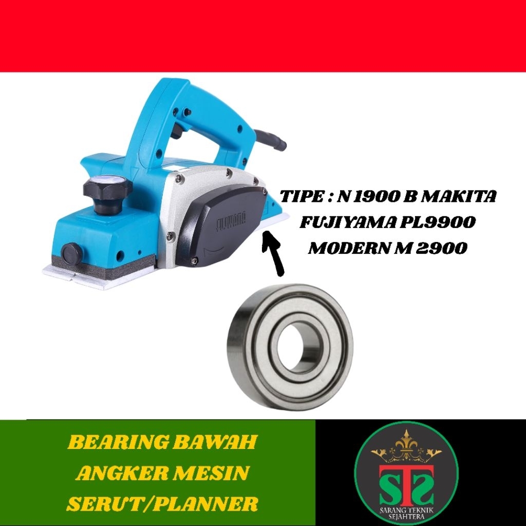 Bearing Angker Mesin Serut Kayu Bawah Mesin Serut