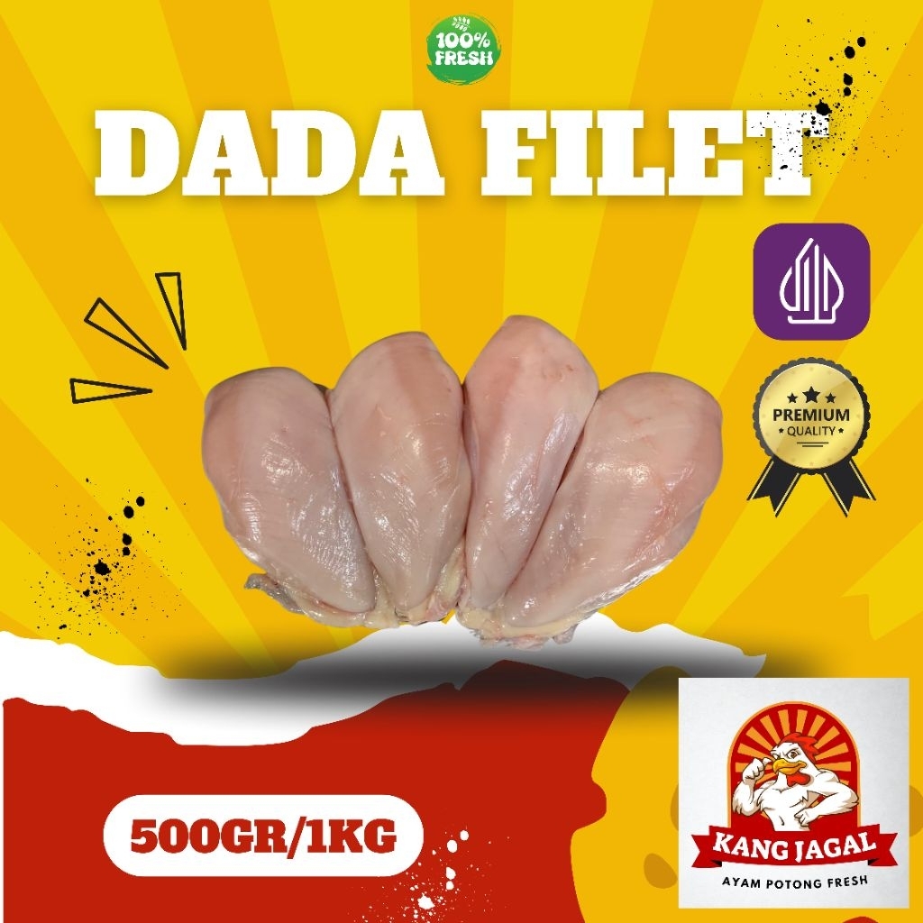 

Kang_Jagal DADA FILET AYAM FRESH 500Gr/1Kg