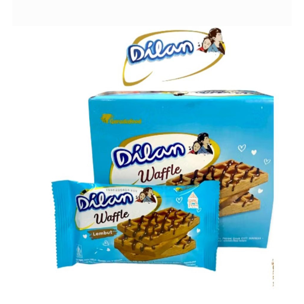 

Dilan Waffle Lembut Snak Garudafood BOX Isi 12Pcs