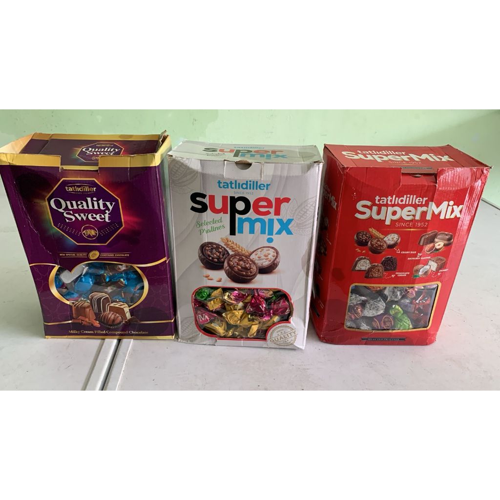 

Coklat Turki 2 Kg Super Mix Premium Quality Tatlidiller Oleh-Oleh Haji Umroh