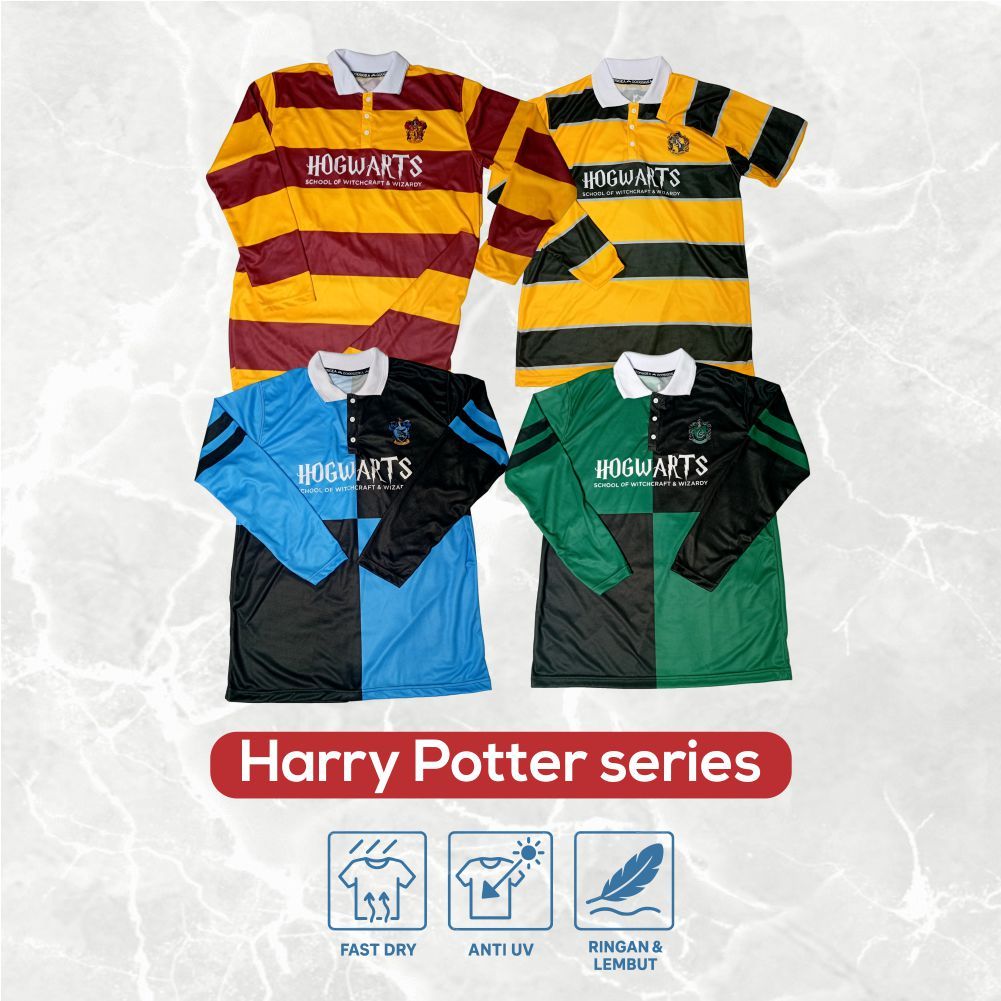 Jersey Harry Potter | Kaos Harry Potter | Hogwarts | Quidditch