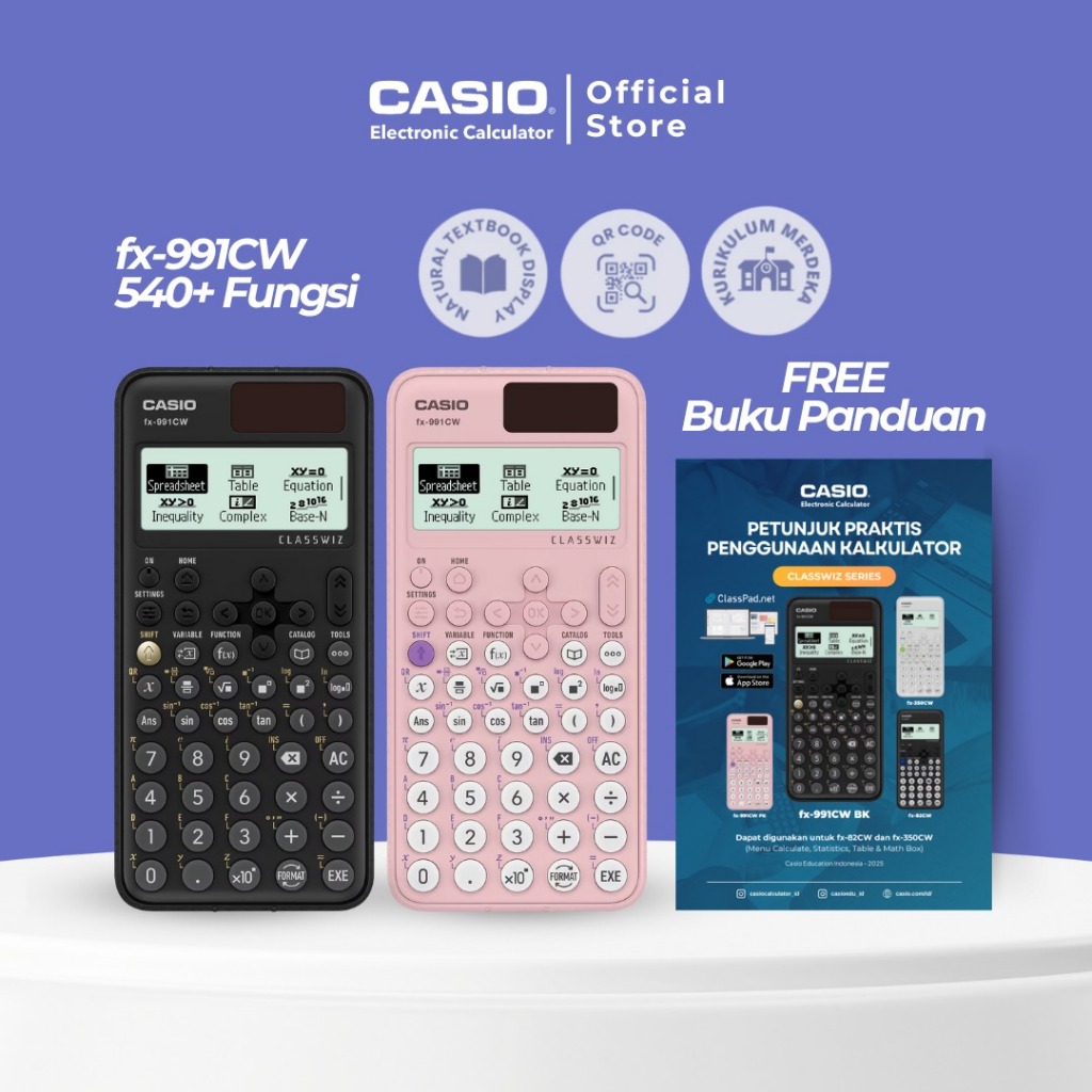 

Baru Asaba Stationery - Kalkulator Sekolah/Kuliah Casio Fx-991Cw