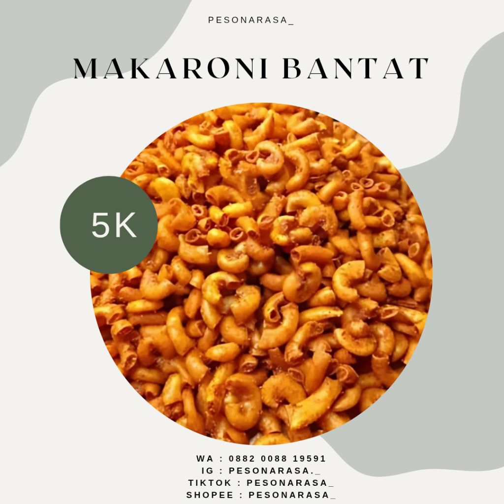 

makaroni bantat pedas nikmat 5000an / pouch