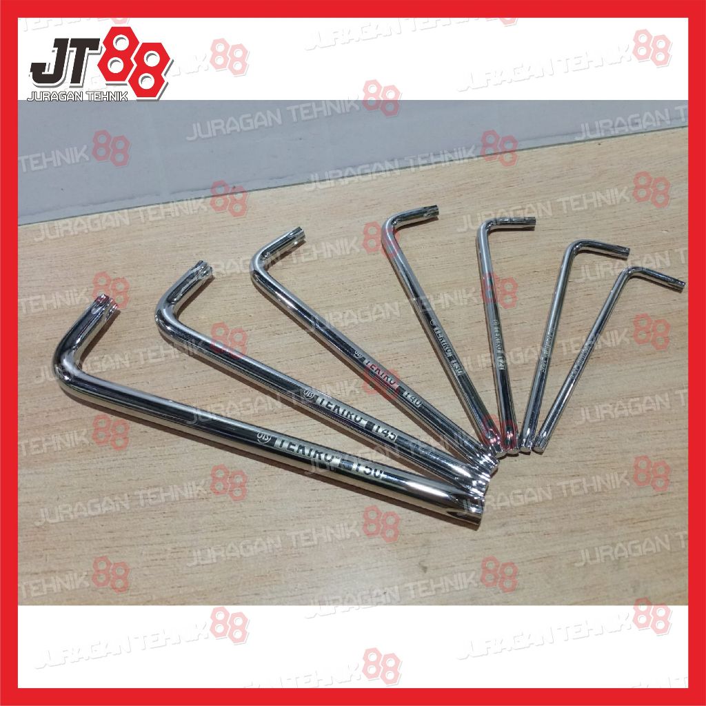 1PCS Tekiro - Kunci L Bintang  Panjang ( T 20 , 25 , 27, 30 , 40 , 45 , 50)