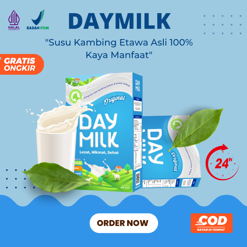 

Susu Kambing Etawa Asli DAYMILK