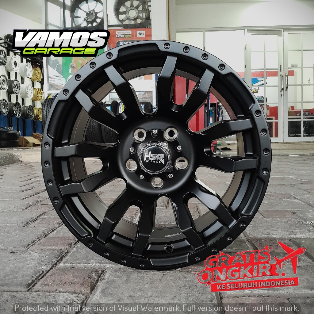 VELG MOBIL SEMI OFFROAD RING 16 BURNEH HSR R16PELEK MOBIL UNTUK RUSH,TERIOS,XTRAIL,INOVA XPANDER DLL