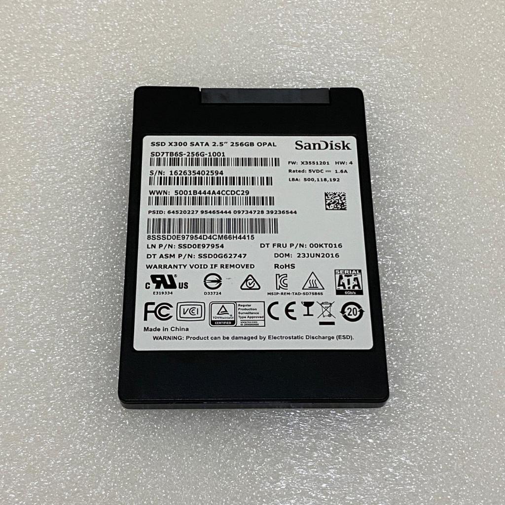 SSD 2.5 SATA 256GB 512GB 1TB Original Second / Bekas Copotan Semua Merk