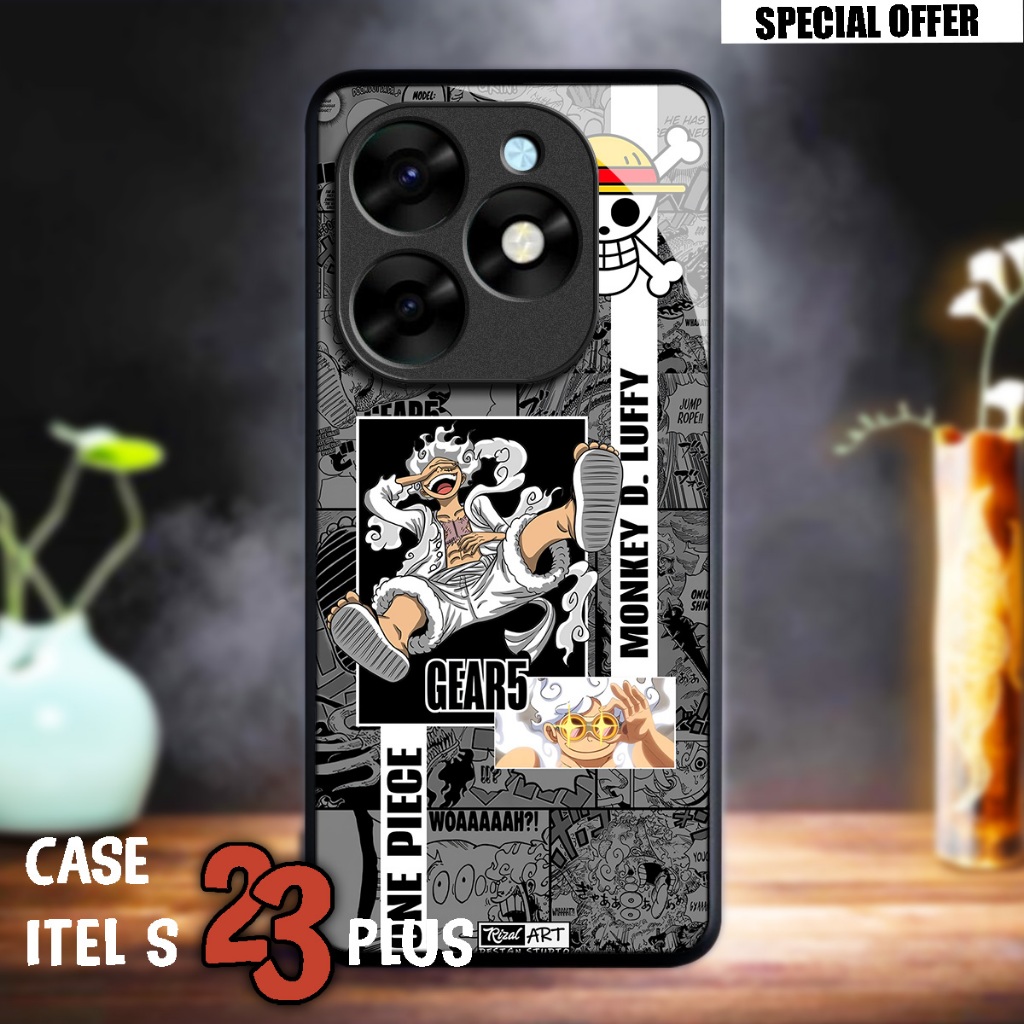 Bonanza - Case Itel S23 Plus   - Case Custom - Kesing Hp Itel S23 Plus Terlaris - Fashion Kesing - B