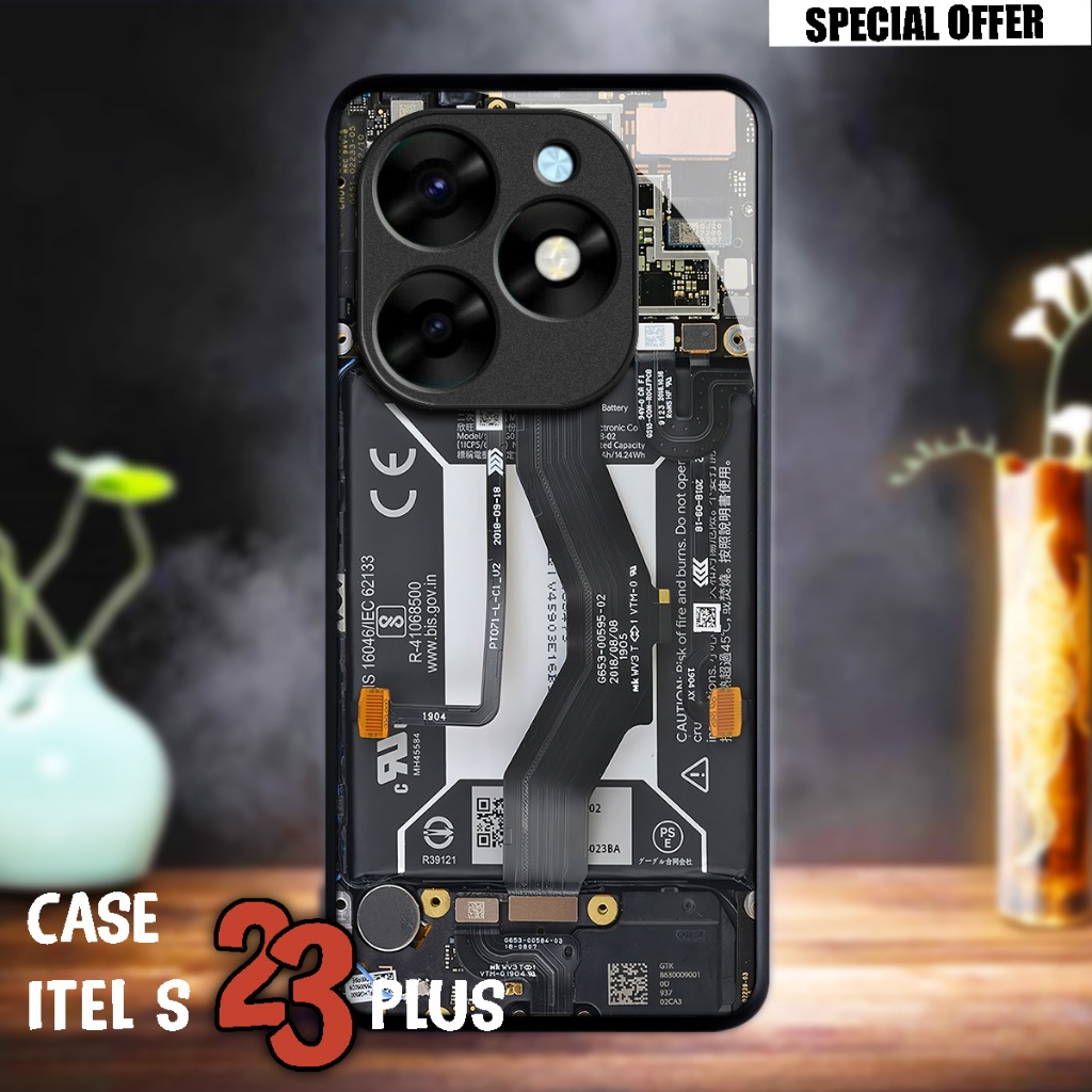 Bonanza - Case Itel S23 Plus   - Case Custom - Kesing Hp Itel S23 Plus Terlaris - Fashion Kesing - B