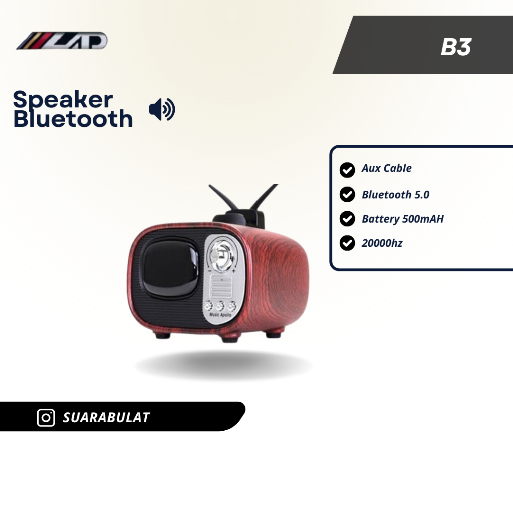 Speaker Bluetooth LAD Wireless LAD B3 LD18 Speaker Unik