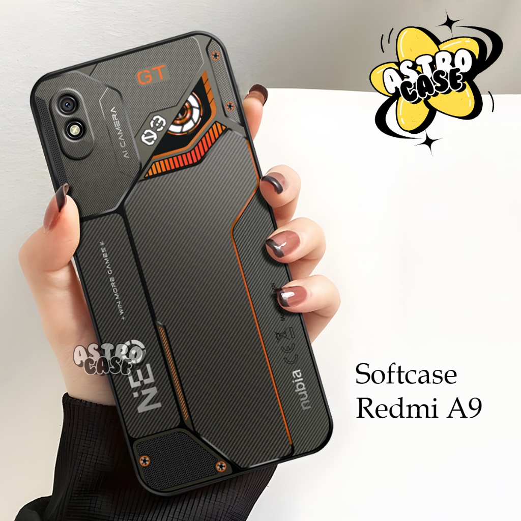 Astrocase- Case Redmi 9A New Full Cover Motif Geming - Cassing Redmi 9a Full karet Case Keren Redmi 