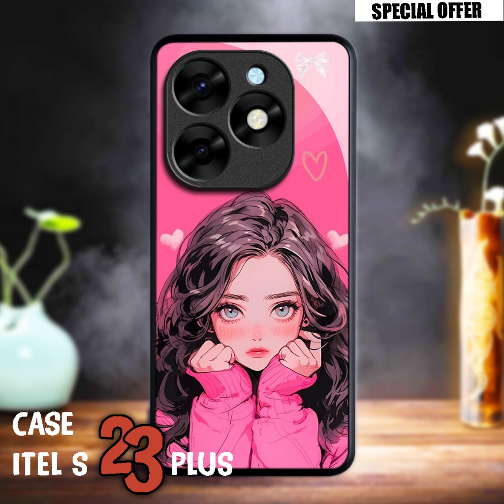 Bonanza - Case Itel S23 Plus   - Case Custom - Kesing Hp Itel S23 Plus Terlaris - Fashion Kesing - B