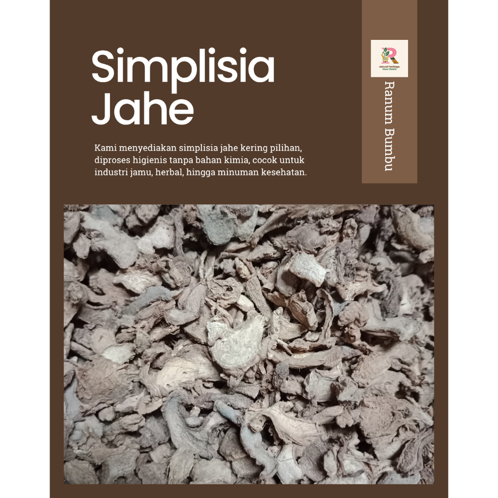

Simplisia Jahe Kering 100 g – Alami & Berkualitas!