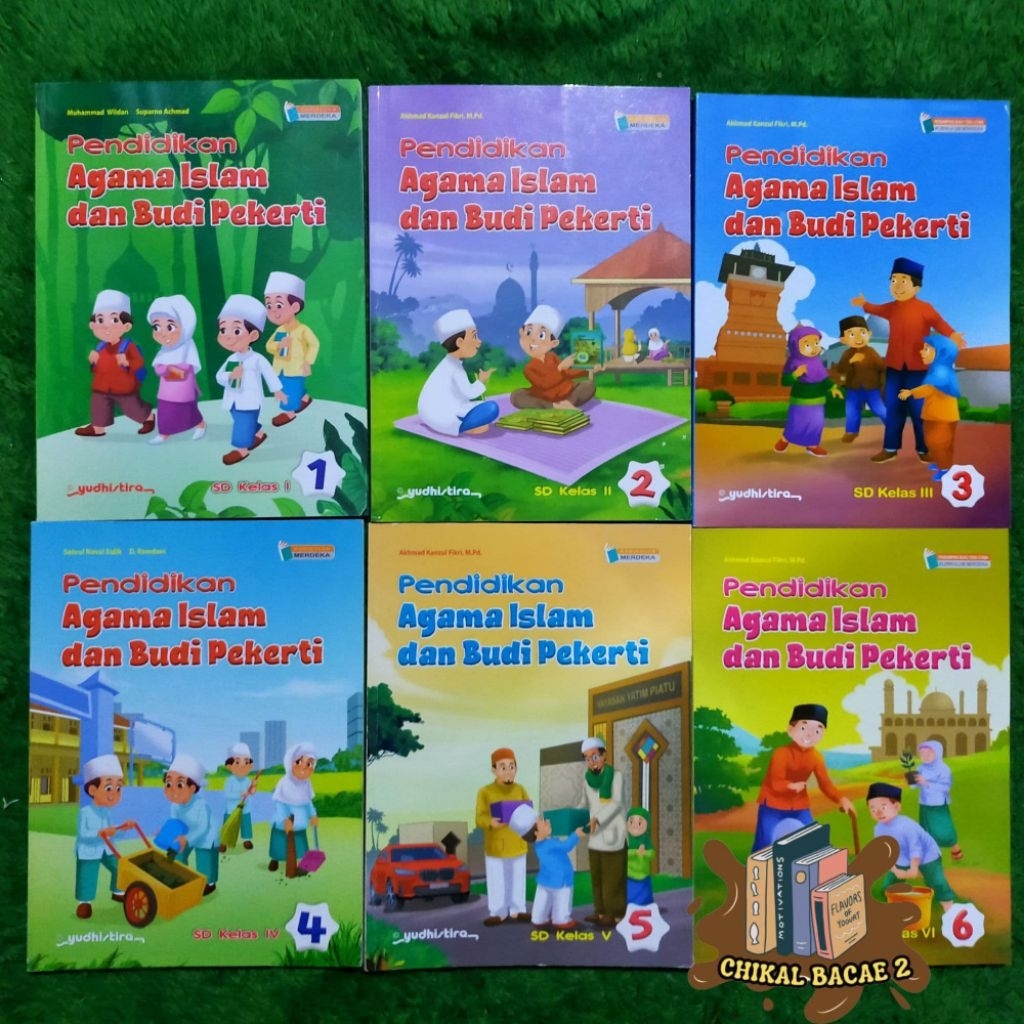ORIGINAL BUKU PENDIDIKAN AGAMA ISLAM DAN BUDI PEKERTI KELAS 1 2 3 4 5 6 SD/MI KURIKULUM MERDEKA YUDI