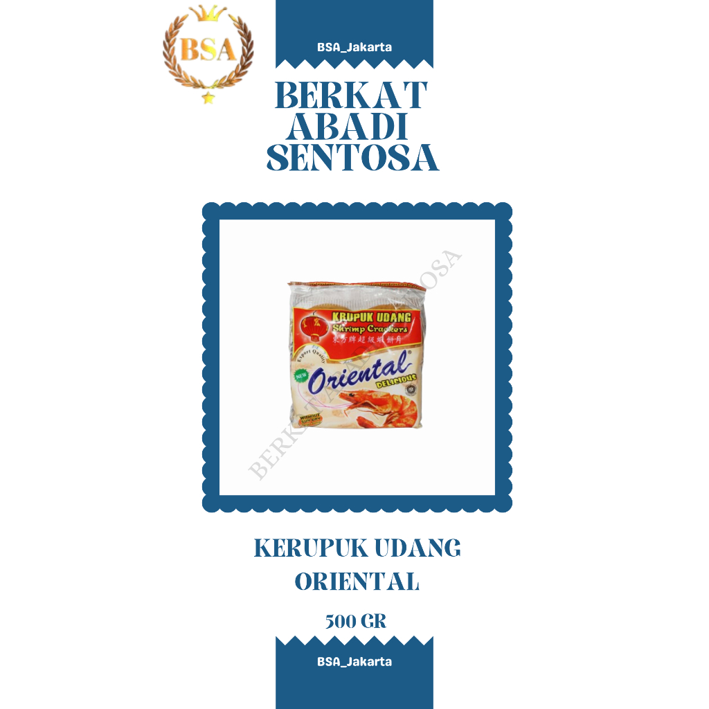 

KERUPUK UDANG ORIENTAL (500 GR)