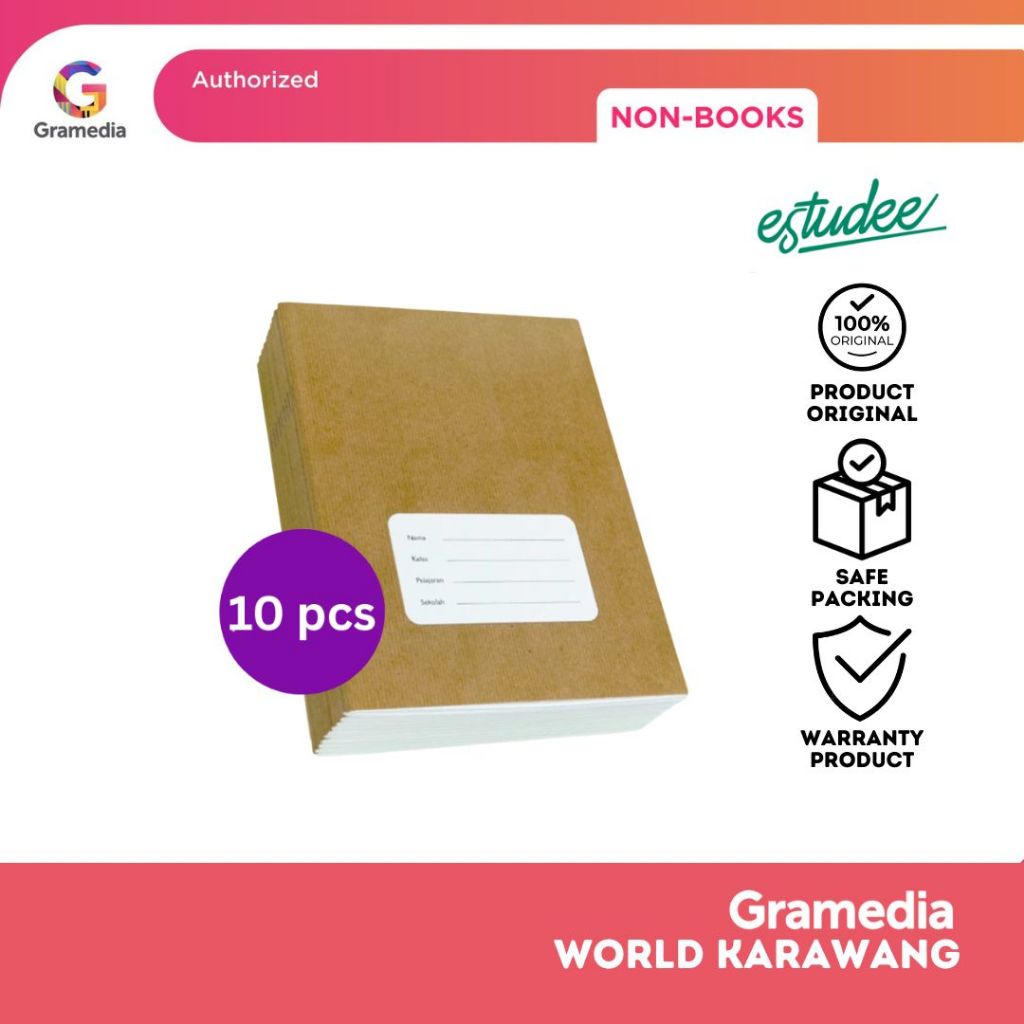 

Gramedia Karawang - ESTUDEE K KWARTO 58 SAMPUL COKLAT ISI 10