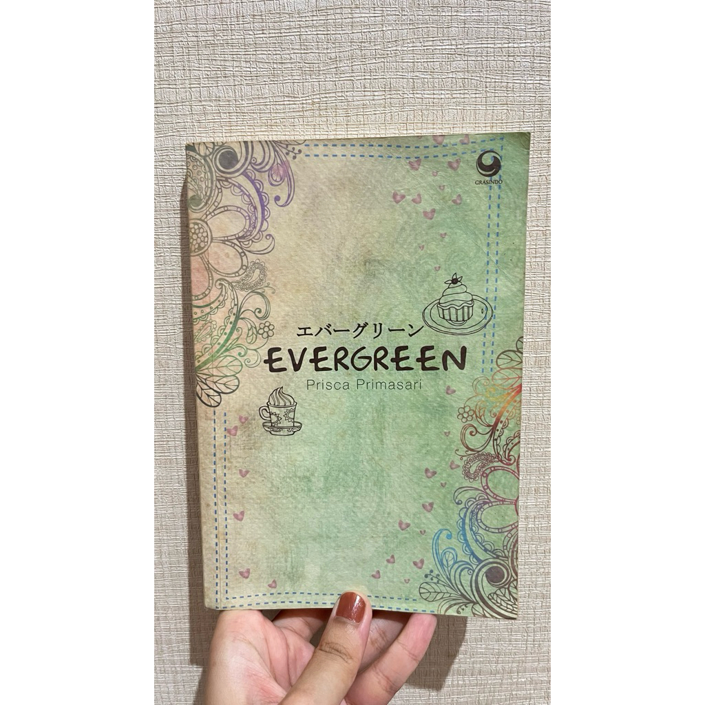 Novel preloved Evergreen Prisca primasari
