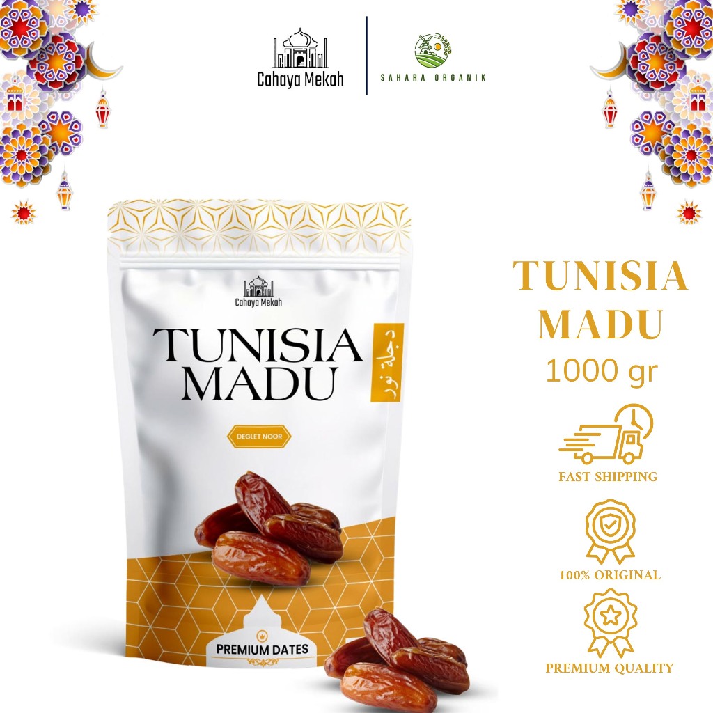 

Cahaya Mekah Kurma Tunisia Pouch 1kg