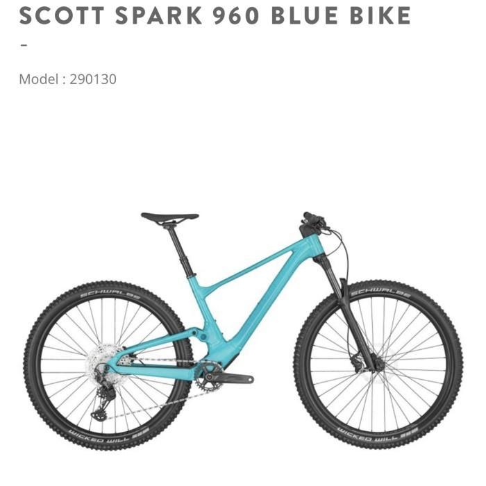 Mountain Bike MTB - Sepeda Gunung Scott Spark 960 Blue / Black Bike New BNIB Original 100%