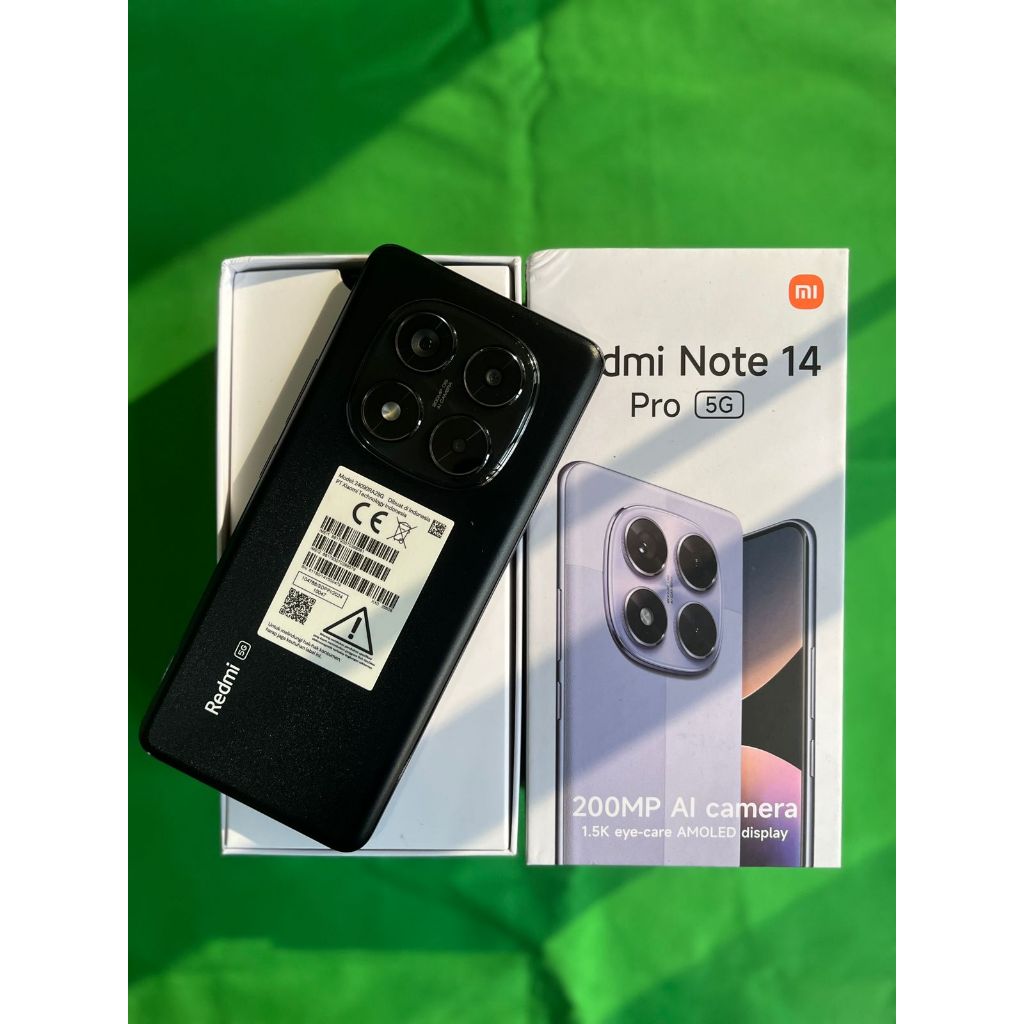 Xiaomi redmi note 14 pro 5g 12/512gb second fullset garansi