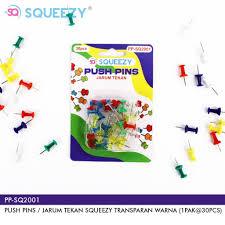 

PUSH PIN / JARUM TEKAN SQUEEZY WARNA WARNI PP-SQ2001