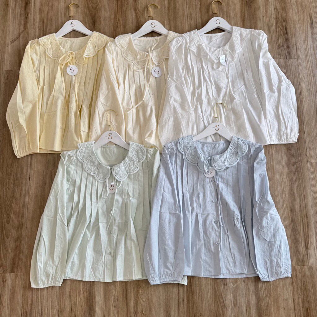 KEMEJA BABYDOLL KERAH BORDIR