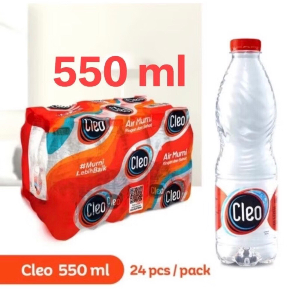 

CLEO 550 ml ISI 24 BOTOL / PACK