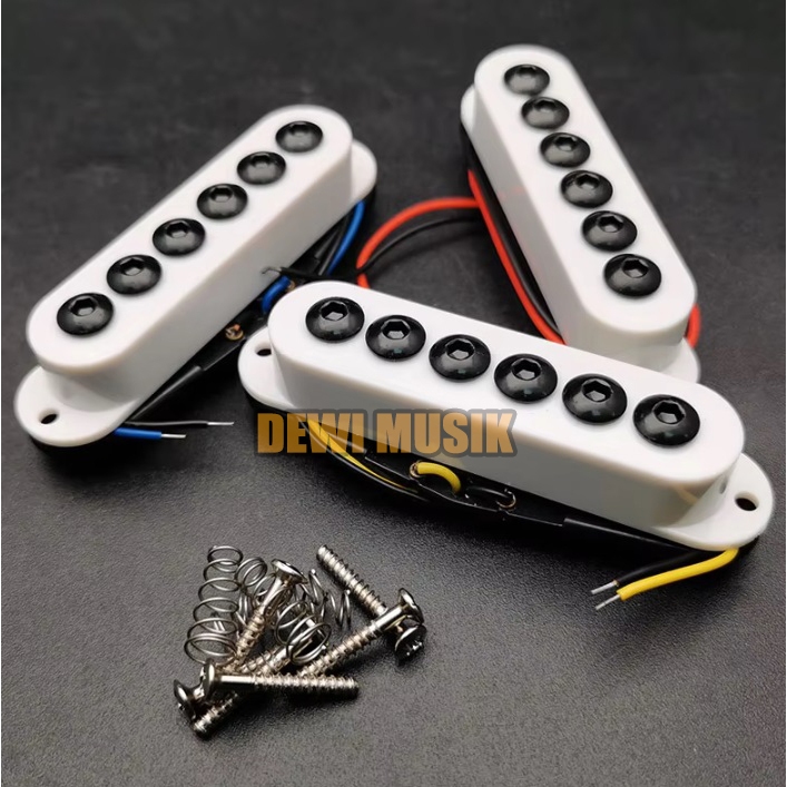 SPUL GITAR ELEKTRIK ST VIVA SINGLE COIL ST STYLE 1 SET AG707 / ELECTRIC GUITAR PICKUP (SC2989)