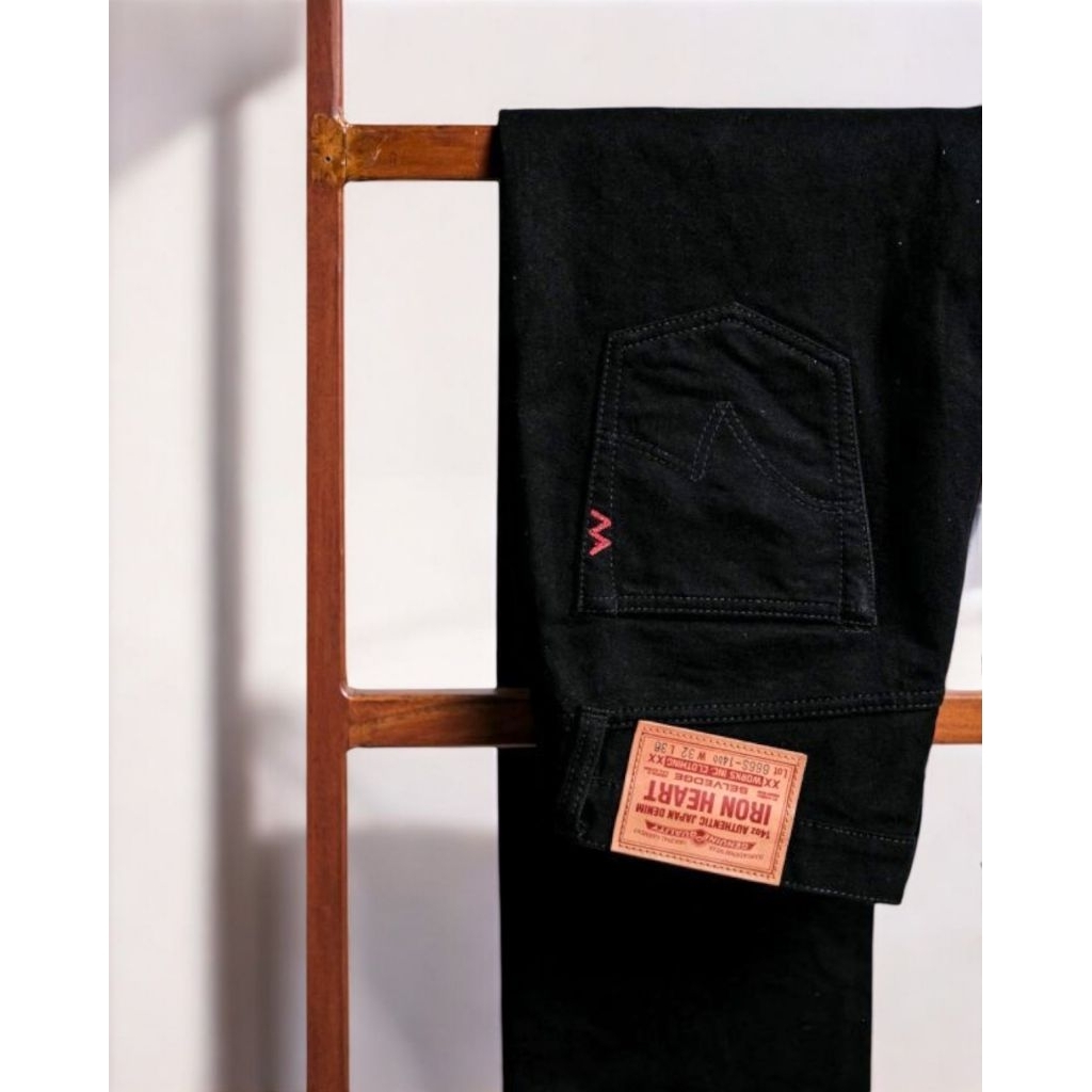 Iron Heart 666s Black Selvedge 14 Oz Denim Made In Japan