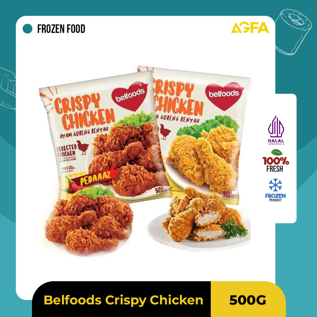 

Belfoods Crispy Chicken / Crispy Chicken / Ayam Crispy Pedas / Ayam Tepung Original / Ayam Tepung Pedas