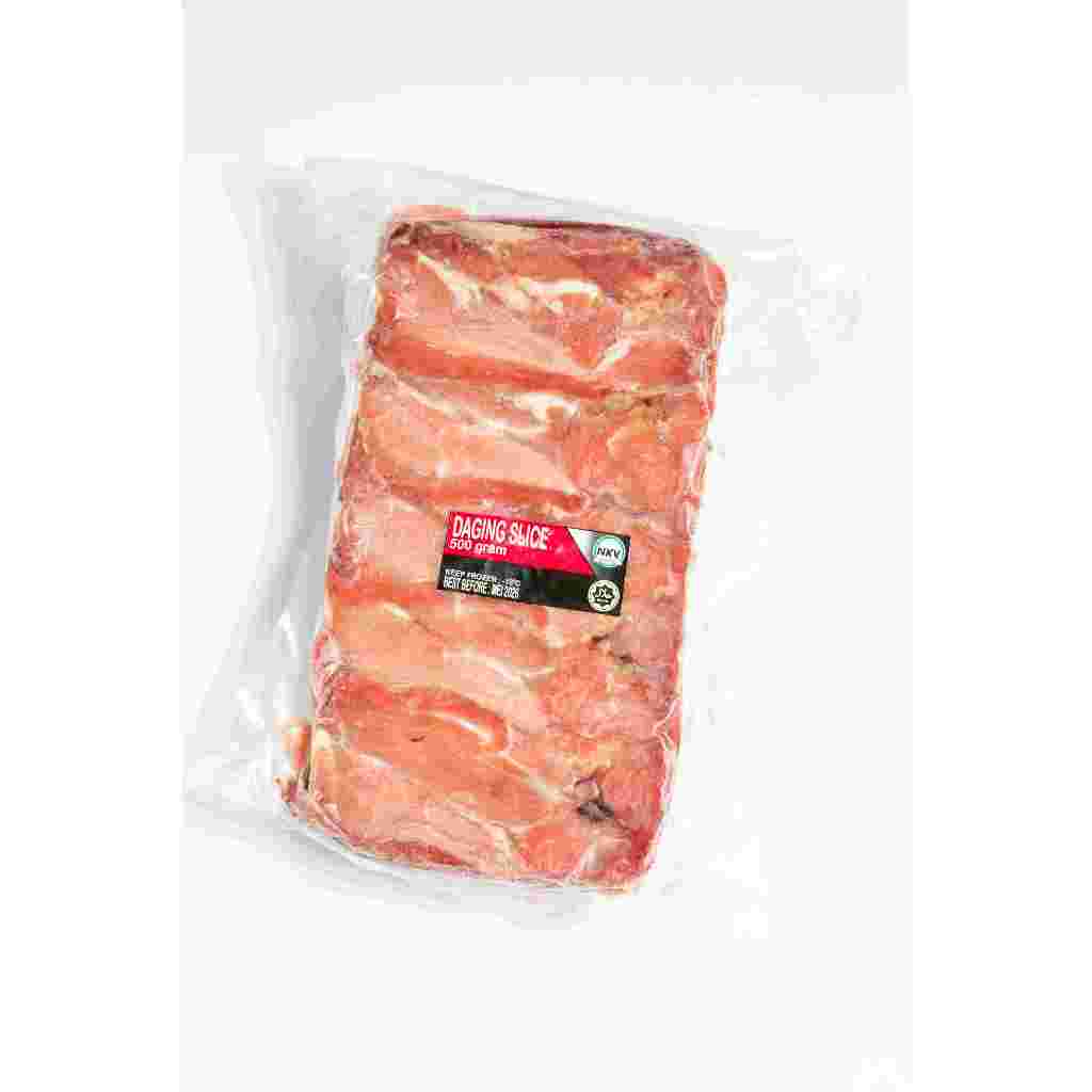 

DAGING SLICE TANPA LEMAK 500 GRAM/murah sekali/murni daging tanpa lemak
