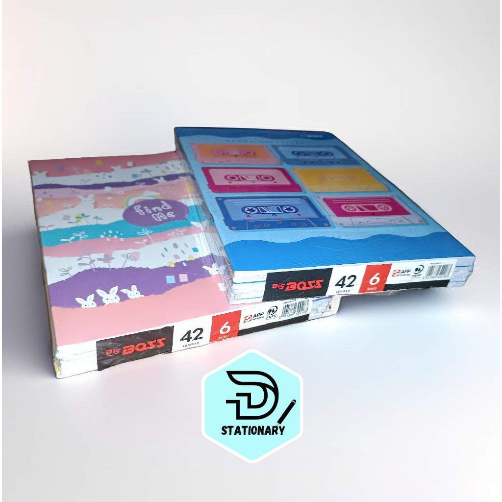 

BUKU TULIS BIGBOSS ISI 42/PERLENGKAPAN SEKOLAH