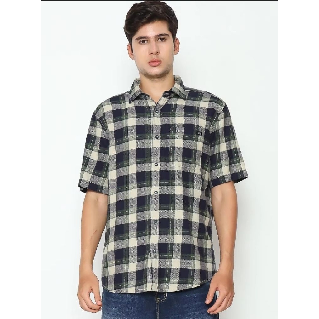 Kemeja Flanel 100% Original merek Lois Jeans